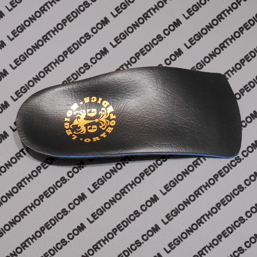 orthotic with black vinyl short